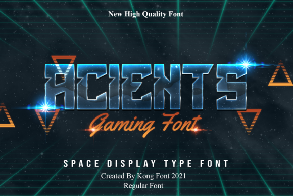 Acients: A Bold Display Font for Modern Design Needs