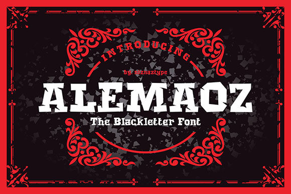 Alemaoz: A Vintage-Inspired Display Font for Modern Design Workflows