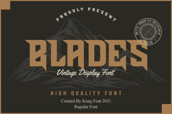 Blades: A Timeless Display Font for Modern Designers