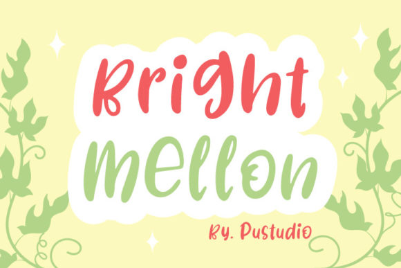 Bright Mellon: A Versatile Display Font for Creative Projects