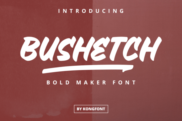 Bushetch: The Playful Display Font Shaping Modern Design