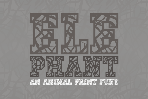 Elephant: A Unique Font for Creative Expression