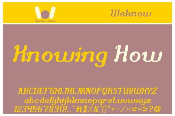 Knowing How: A Versatile Font for Modern Design Needs
