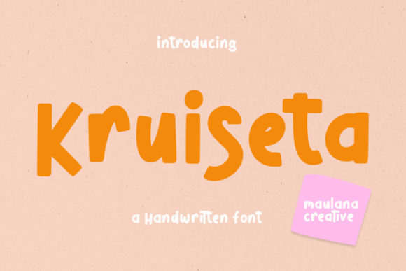 Kruiseta: The Modern Whimsy of Display Typography