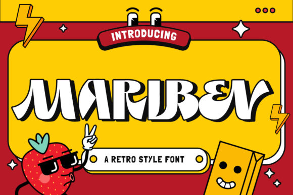 Marlben: A Vintage-Inspired Display Font for Creative Projects