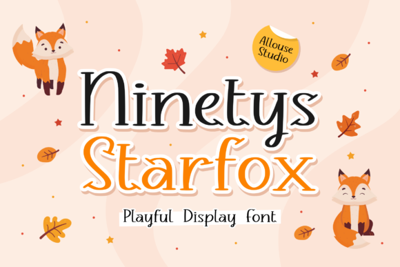 Ninetys Starfox: A Playful Display Font for Modern Creativity