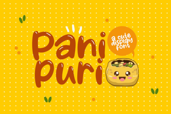 Panipuri: A Playful Font for Modern Design Projects