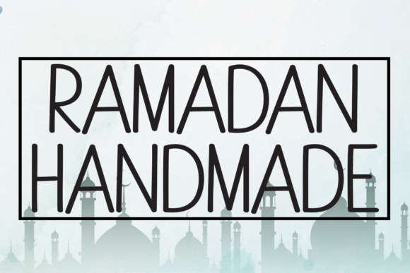 Ramadan Handmade: A Simple and Thin Case Script Font for Creative Workflows