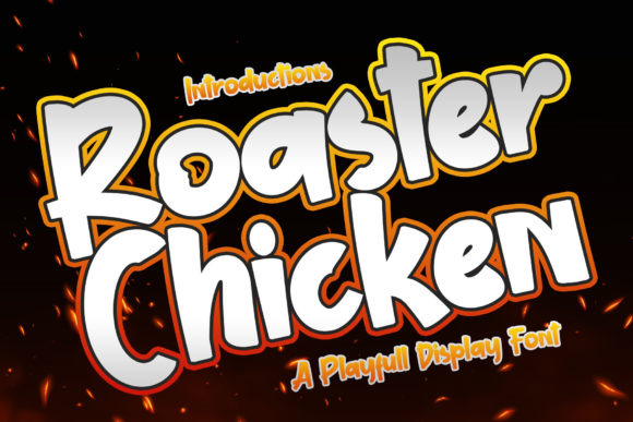 Roaster Chicken: A Stylish Handwritten Font for Modern Design