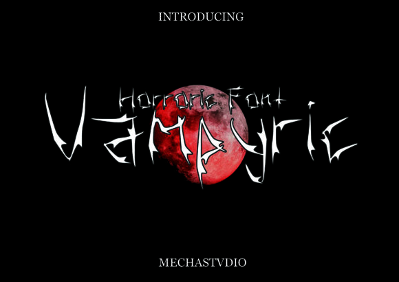 Vampyric Font: Gothic Elegance for Modern Design