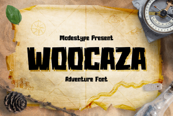 Woocaza: A Bold and Playful Font for Creative Projects